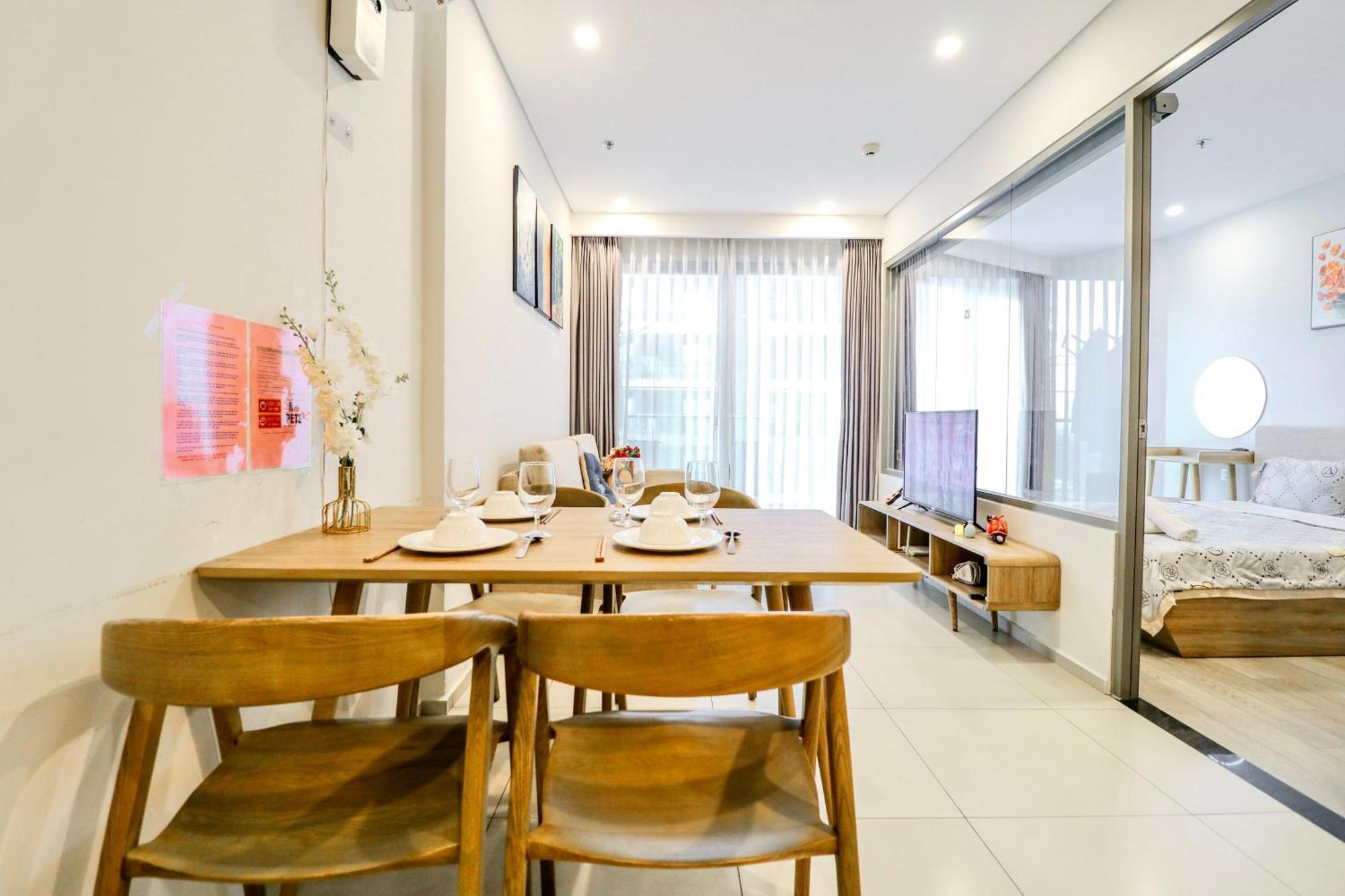 Apartamento Dua'S House - The SóNg Vung Tau, Sky Pool & Gym Exterior foto